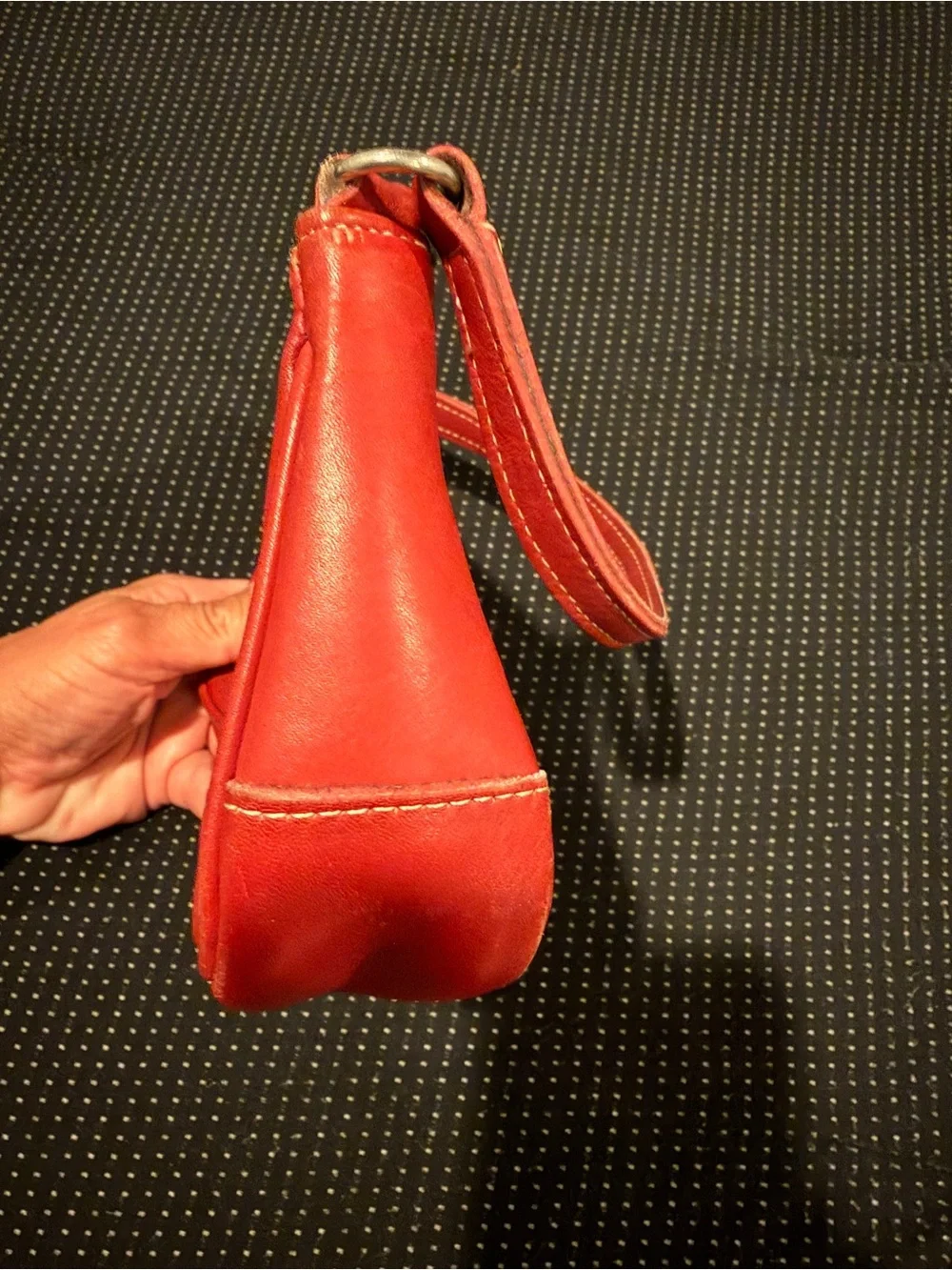 Coach Vintage 7785 Hampton Red Leather Bag